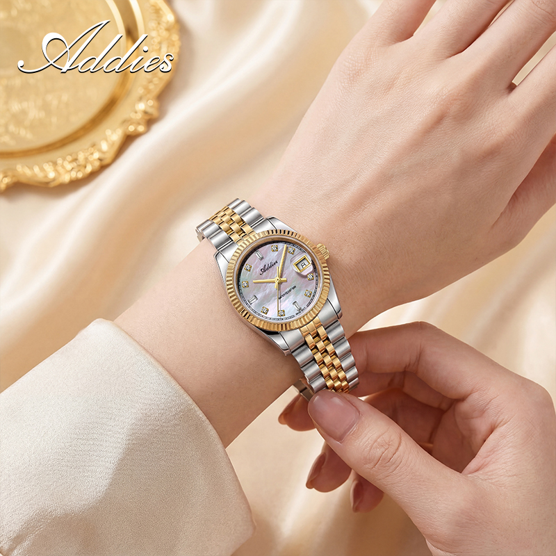 ADDIES 585 쿼츠 여성용 시계 사파이어 글라스  - Luxury Watch With Bracelet 리뷰 및 가격