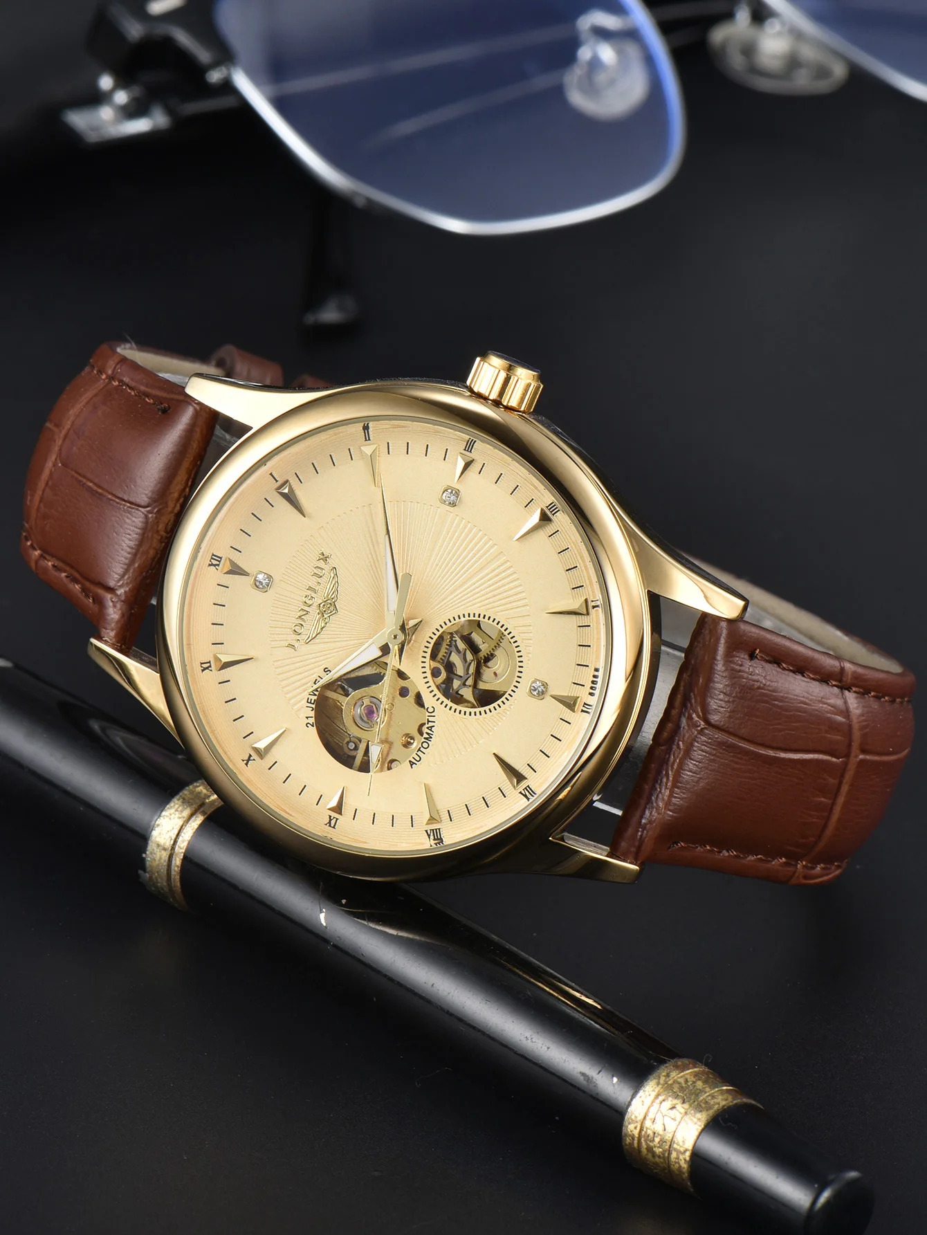 롱럭스 오토매틱 시계 우아한 스타일 도매 기계식 손목시 - Luxury Watch On Sale 리뷰 및 가격